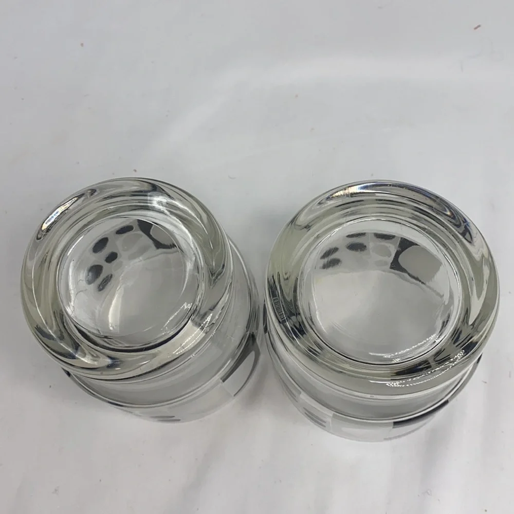 Set of Two Bartrix Black and White Pop Art Rocks Glasses